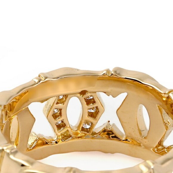 Cartier Entrelacé K18YG Yellow Gold Ring - Picture 5 of 7